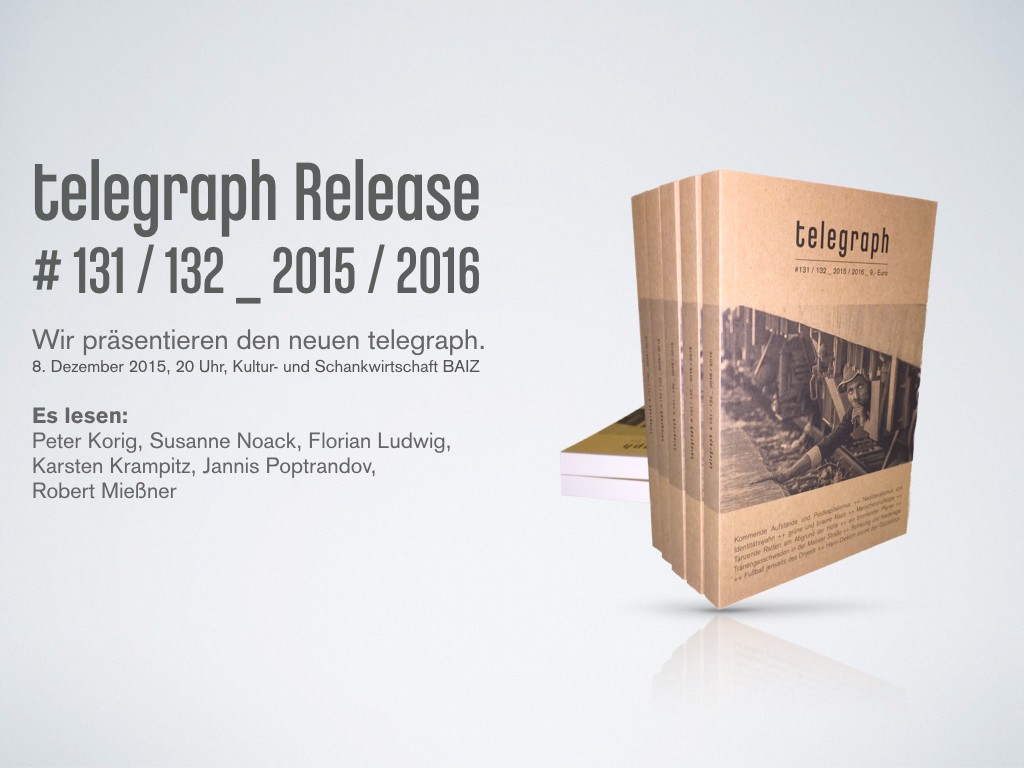 Programmheft telegraph Release #131/132