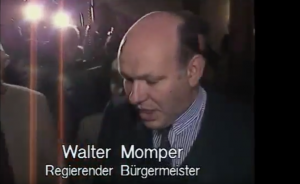 Der Regierende Burgermeister Walter Momper