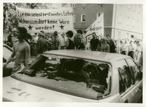HausbesetzerInnen-Demonstration am 4. August 1990
