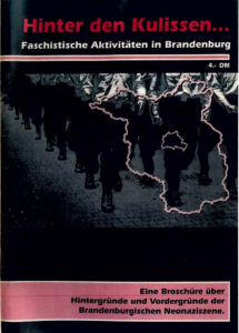„Hinter den Kulissen“ 1/1994 – Antifaschistische Recherche-Zeitschrift für Brandenburg 